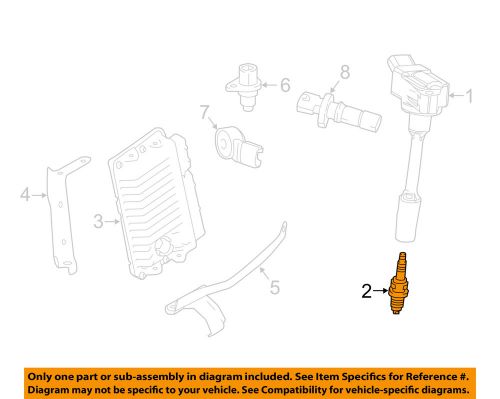 Lexus toyota oem 2015 nx200t 2.0l-l4 ignition system-spark plug 9091901276