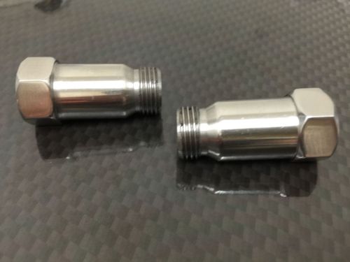 2x o2 oxygen sensor extender extension spacer m18 x 1.5 02 bung hho adapter