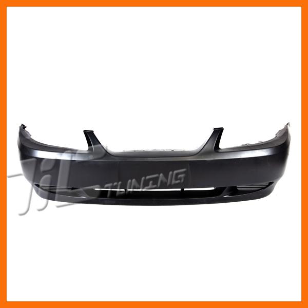 99-04 ford mustang base front bumper primered plastic cover primed w/o fog hole