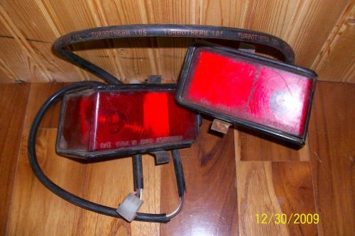 Vintage rupp snowmobile tail lights  sae stda  71