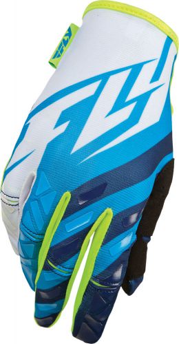 Fly racing 368-41107 kinetic gloves hi-vis/blue sz 7