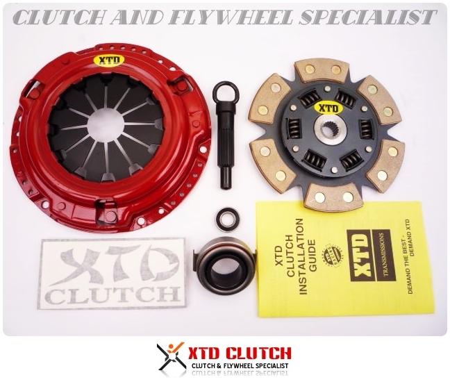 Xtd stage 2 street clutch kit 00-05 eclipse gt gts spyder v6 3.0l