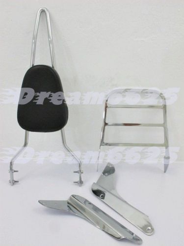 Backrest sissy bar for shadow honda vt600 vlx600 deluxe 99-07 7#tr