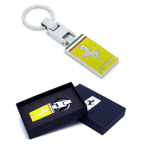 Pendant keychain key chain ring chrome for california 458 italia ff 