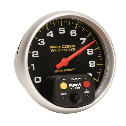 Auto meter 6801 pro-comp; water resistant memory tachometer