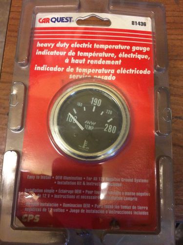 Temperature gauge, heavy duty, carquest 81436, new in original packaging