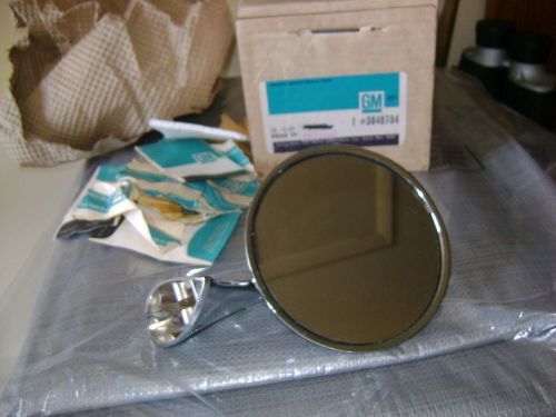 Nos 1967 corvette no bowtie mirror dated 6 dmi 8 w/ mounting kit