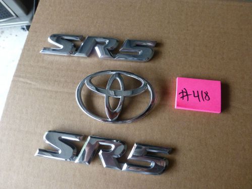 2002-2007 toyota sequoia rear tail gate emblem and 2 side sr5 emblems  #418