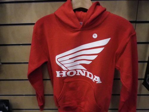 Powertex honda youth hoody sweatshirt red hp14s-y46-m