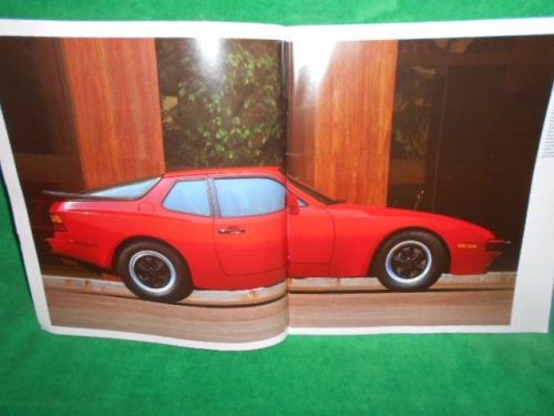 Porsche 944 used original deluxe sales brochure 1985 porsche 944