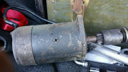 Lucas starter motor good used cond. triump tr 2 3 4 mg   date stamped sept 1962