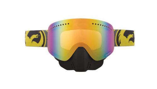 Dragon nfx snowmobile goggles flair/gold ion