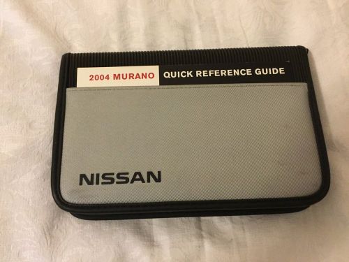 2004 nissan murano owners manual