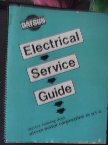 Datsun electical systems training manual