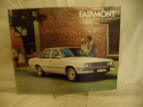 1979 ford fairmont showroom literature