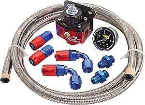 Aeromotive 13201k regulator-to-carburetor -6an kit