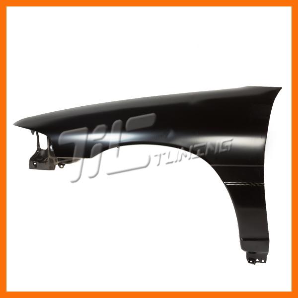 1991-1996 ford escort front fender fo1240137 primered black steel for 4/5dr left