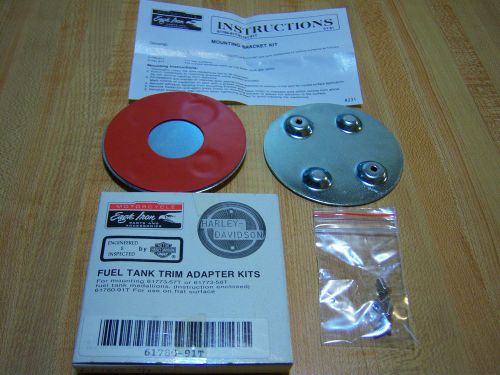 Harley oem nos fuel tank trim adapter kit flat surface 61780-91t