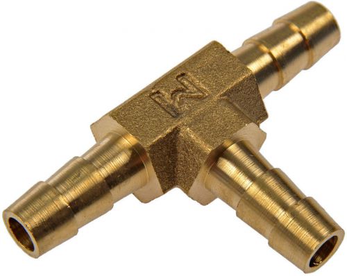 Brass tee connector-1/4 in. - dorman# 788-029