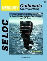 Service manual for mercury 2 stroke outboard motors 1965-1989 90-300 horsepower