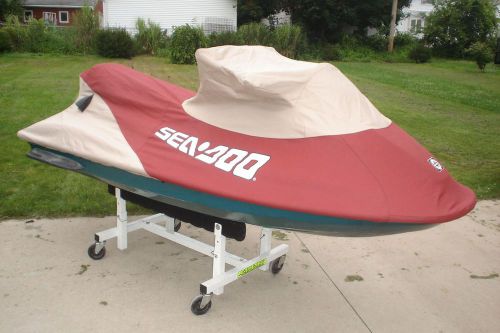 Sea doo gtx gti cover maroon &amp; beige new in box oem