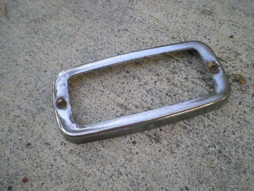 Porsche 356 reverse light chrome bezel