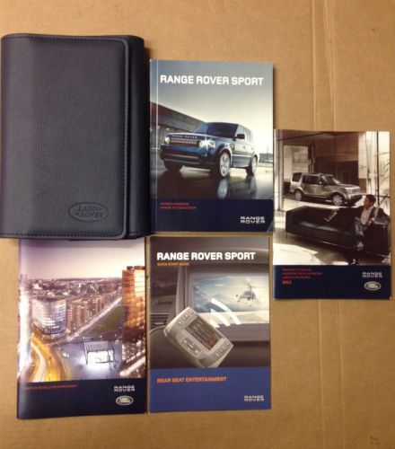 2013 range rover sport owner&#039;s manual with case