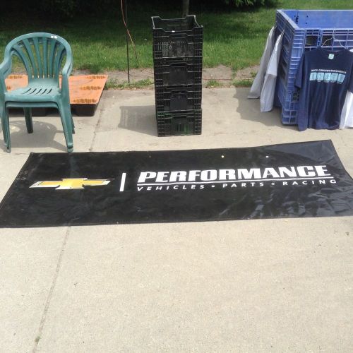 Chevy chevrolet performance banner 42&#034; x 95&#034;