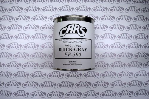 1939-1940 buick gray engine paint quart can. ep390