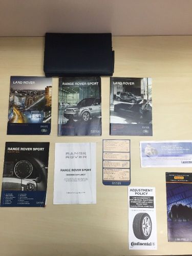 2011 range rover sport owners manual set with case land rover oem