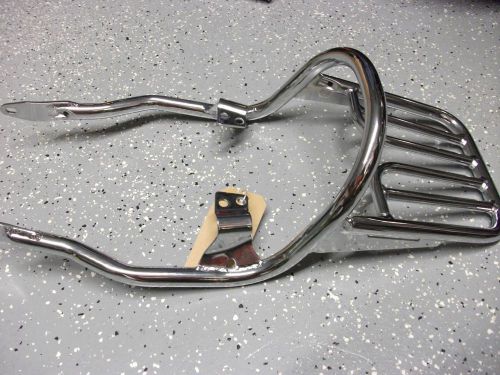 Triumph chrome luggage rack