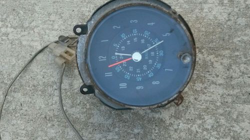 1968 1969 pontiac lemans gto rally clock original gm