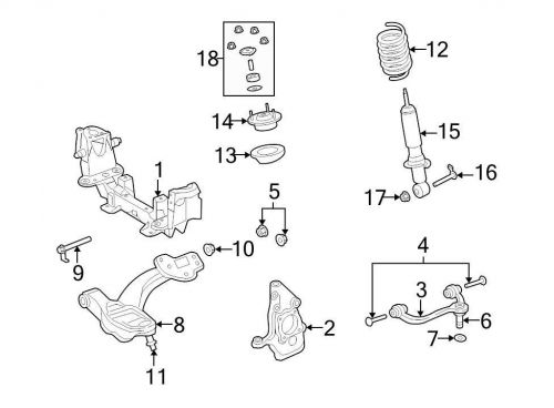 Ford oem suspension ball joint 6w1z3050a image 11