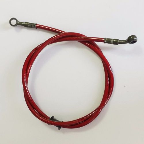 0.8m 800mm universal braided steel hydraulic reinforce brake line oil hose tube