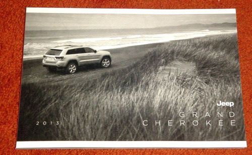 New 2013 jeep grand cherokee laredo limited srt dealer brochure + free shipping