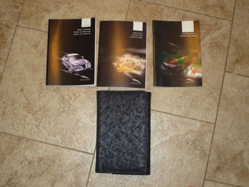 2004 jaguar s-type factory owner&#039;s manual set &amp; case *oem*