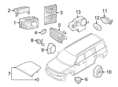 Ford oem speaker cover 8a8z18979aa image 12