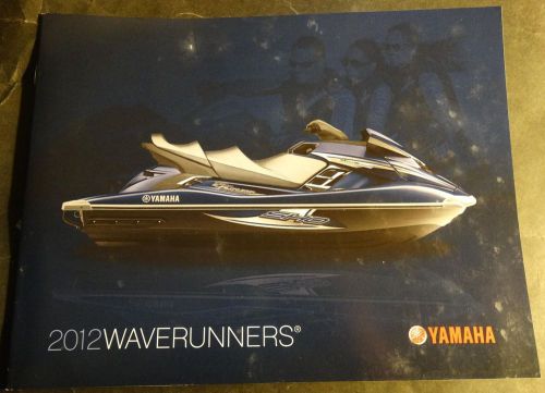 2012 yamaha waverunners full line sales brochure new 32 pages (749)