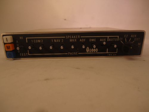 Terra tma-230 audio control panelr- used avionics