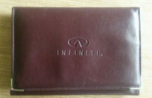 Oem 1995 infiniti g20 sedan complete owners manual leather case books