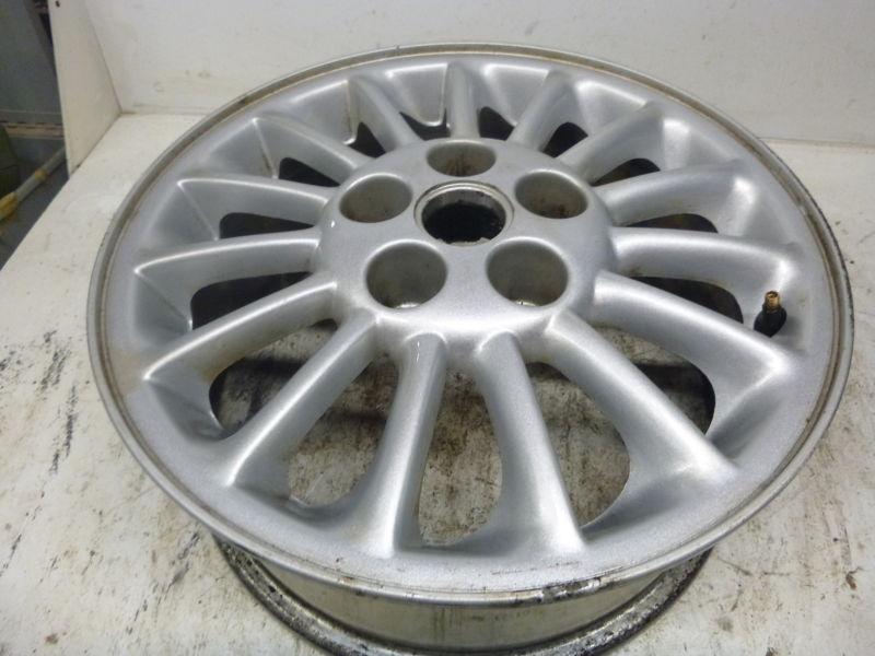 99 00 01 grand am wheel 16x6-1/2 15 spoke silver opt py0 b condition less center