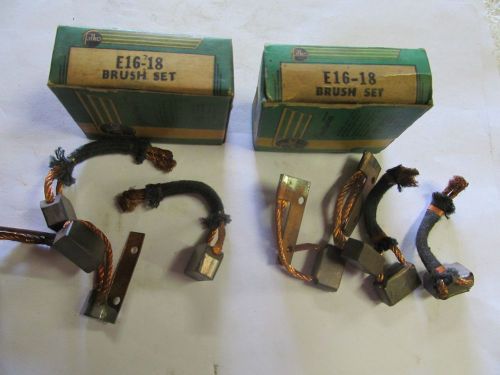 (2) vintage starter brush sets,autolite #mz-2012s, hudson,dodge,nash,willys.