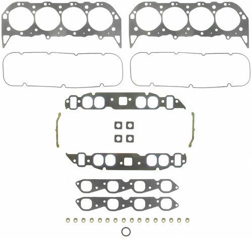 Fel-pro marine full gasket set mercruiser/chevy 454/7.4 gen vi w/oval intake