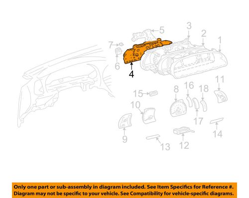 Toyota oem 00-02 tundra-printed circuit board 838610c050