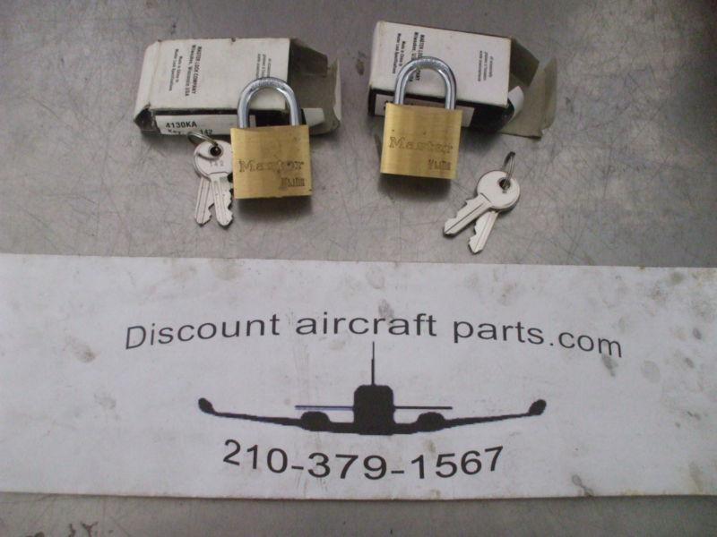 2 master lock 4130ka padlock alike keys nib