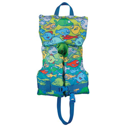 Full throttle 104200-500-000-15 infant/child character vest fish