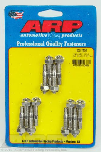 Hi-perf ss hex valve cover stud kit arp 400-7606