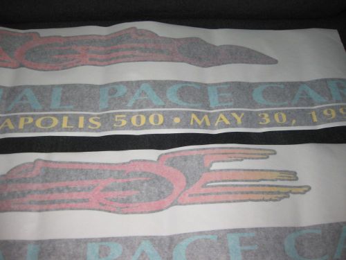 Original 1993 camaro pace car door stickers