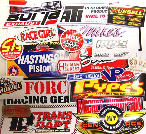 **look** 25 vinyl decal stickers nhra nascar rat rod hot rod gasser**grab bag**