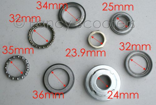 Tpgs-814triple tree center post bearings 150cc scooter